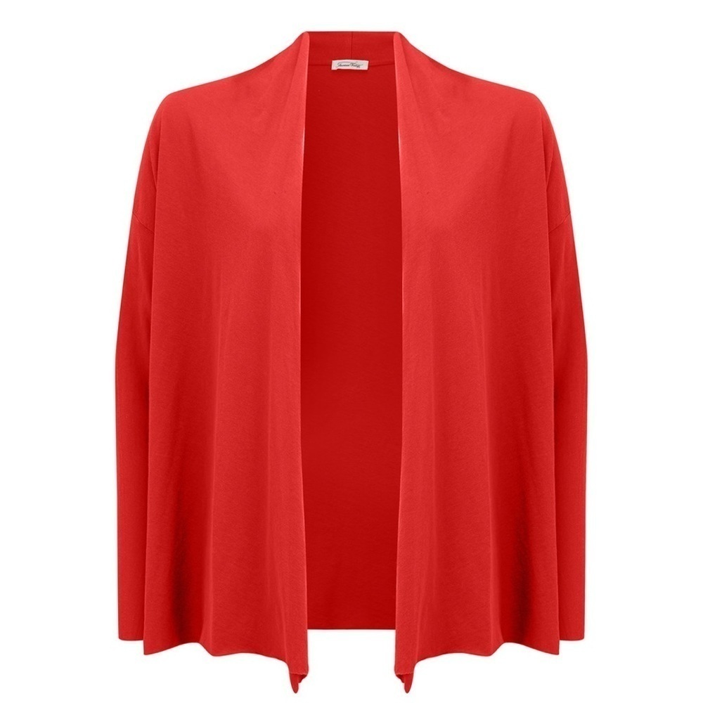 NWT American Vintage Janyway Open Cardigan Red
